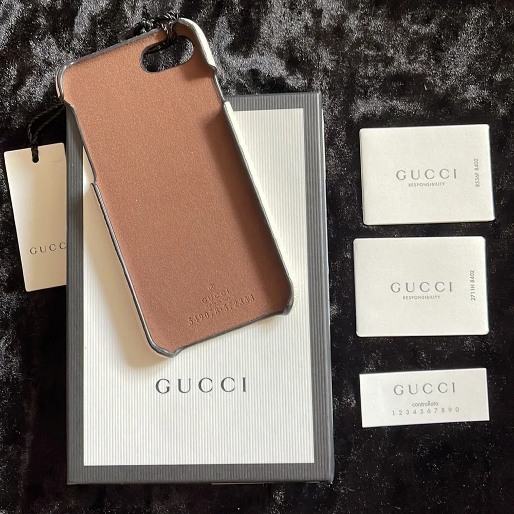 GUCCI iPhone 7 / 8 Print Phone Case Authentic
